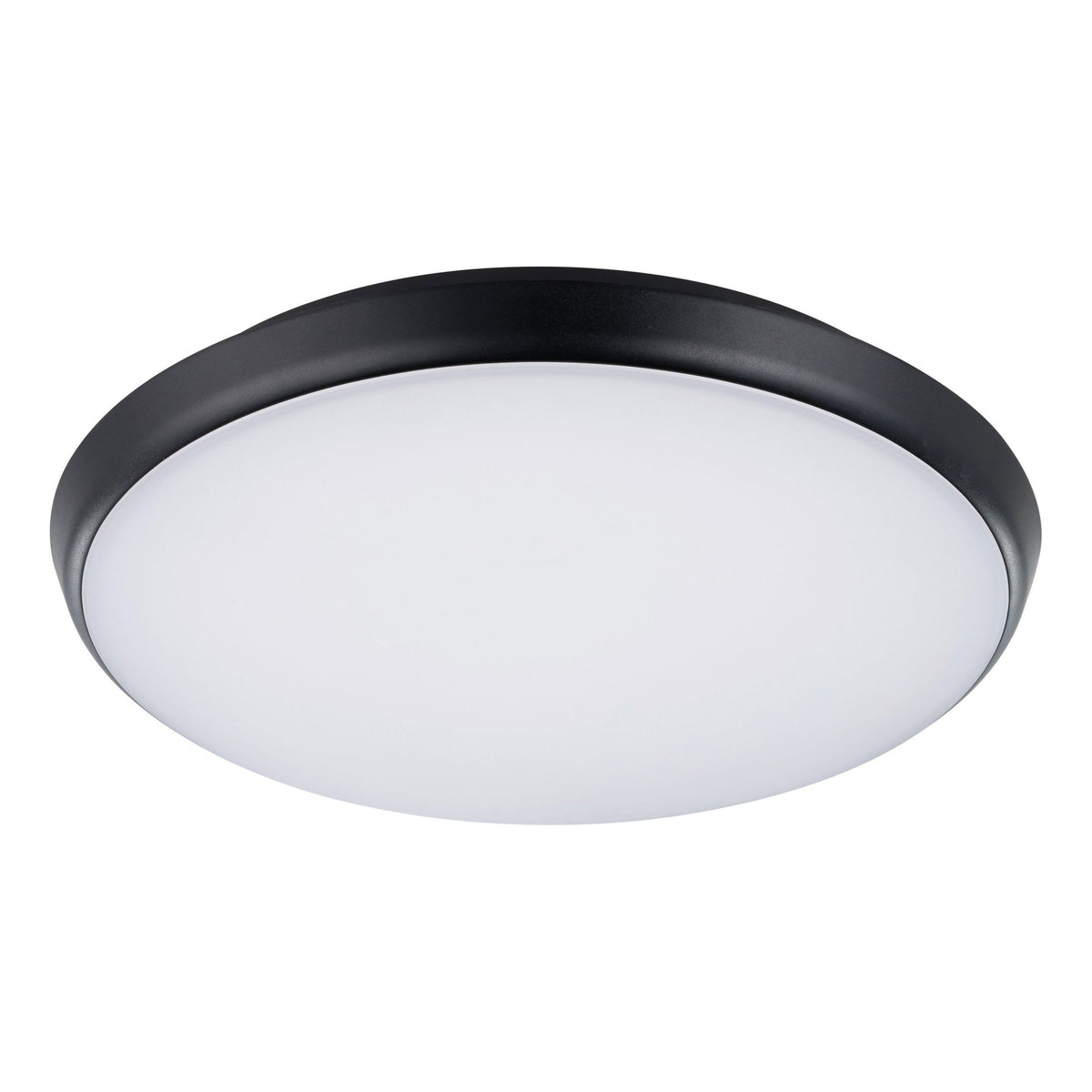 Eglo OLLIE 2 LED Ceiling Light - Oyster, Black-Eglo-Ozlighting.com.au