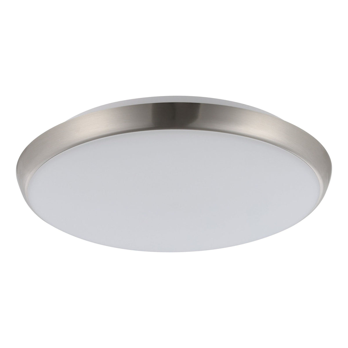 Eglo OLLIE 2 LED Ceiling Light - Oyster, Satin Nickel-Eglo-Ozlighting.com.au