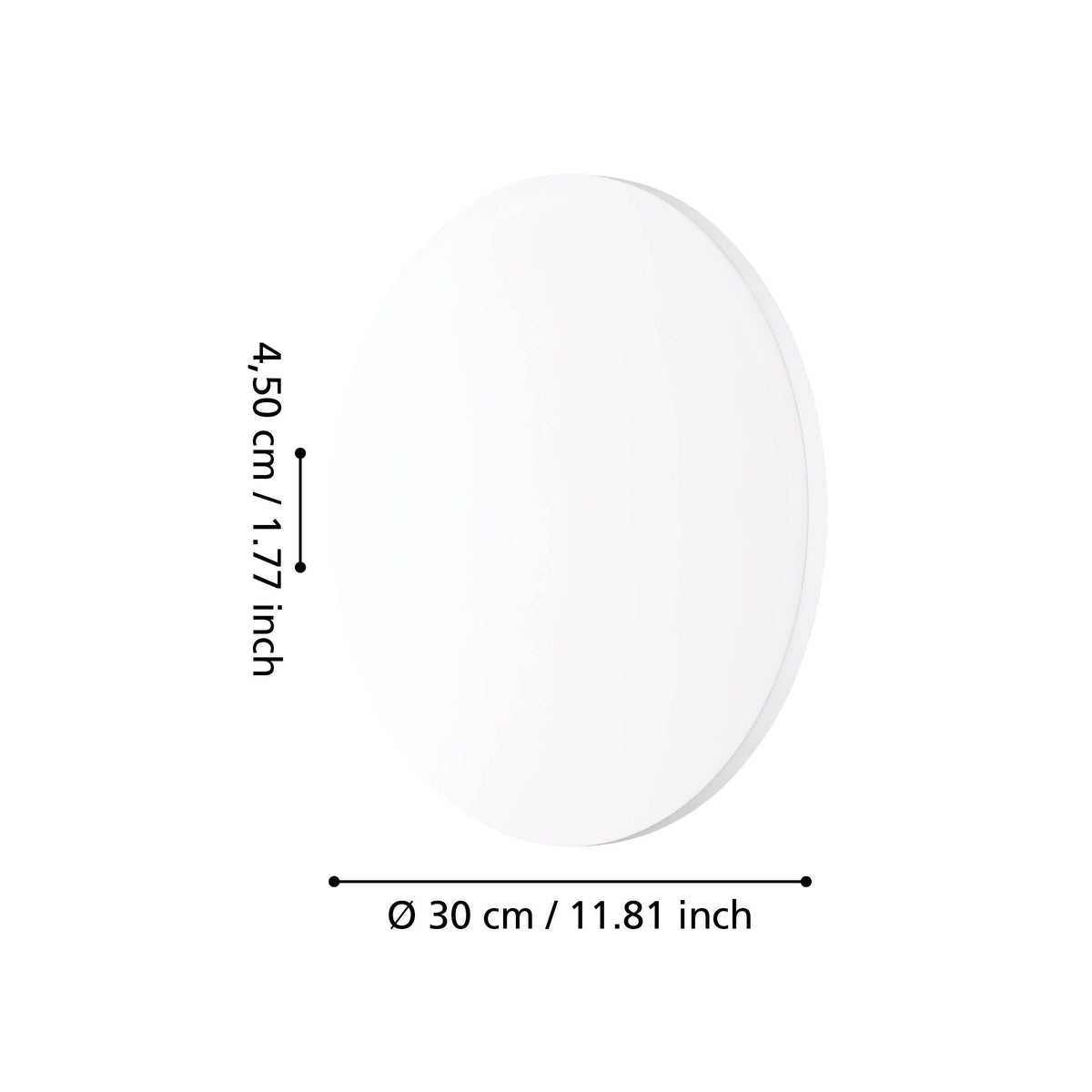 Eglo ORLANDO Tricolour LED Wall Light-Eglo-Ozlighting.com.au