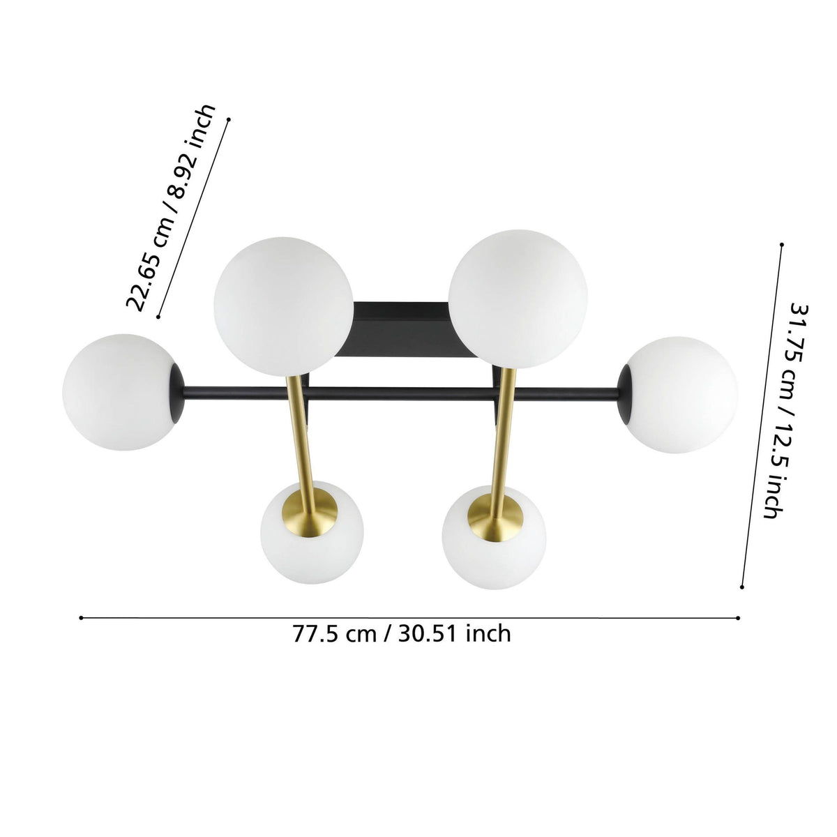 Eglo PAZ Ceiling Light - 25W-Eglo-Ozlighting.com.au