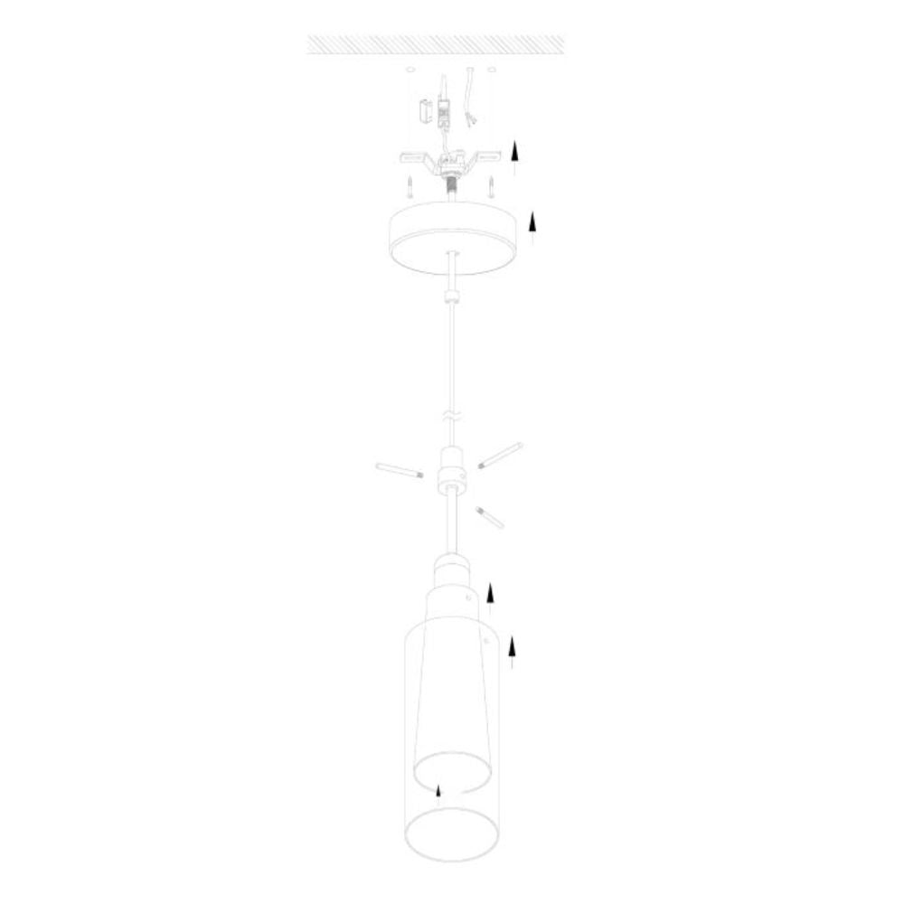 Eglo PINTO Pendant - 1/3 Light-Eglo-Ozlighting.com.au