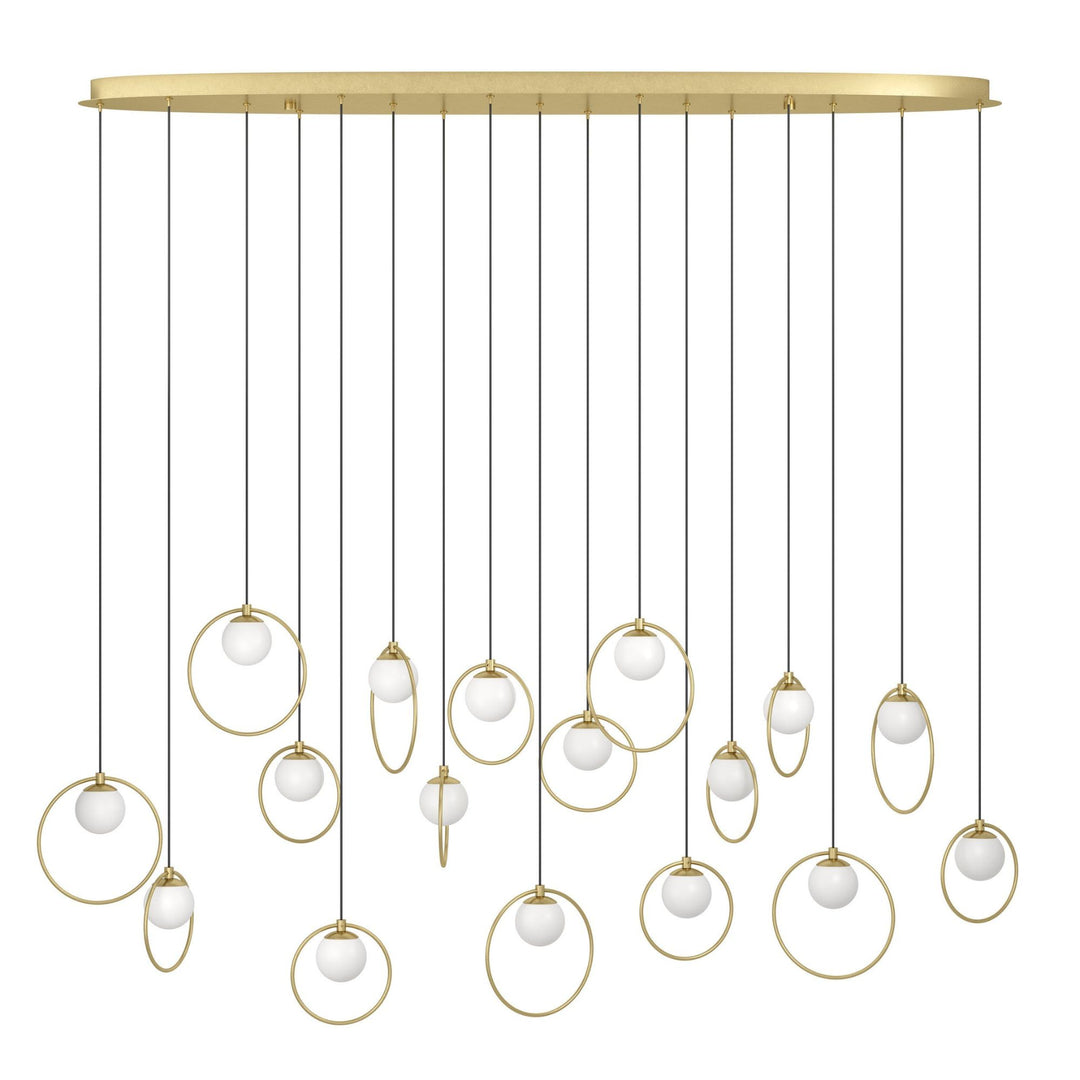 Eglo PORTOCOLOM - 17 Light Oblong Pendant-Eglo-Ozlighting.com.au