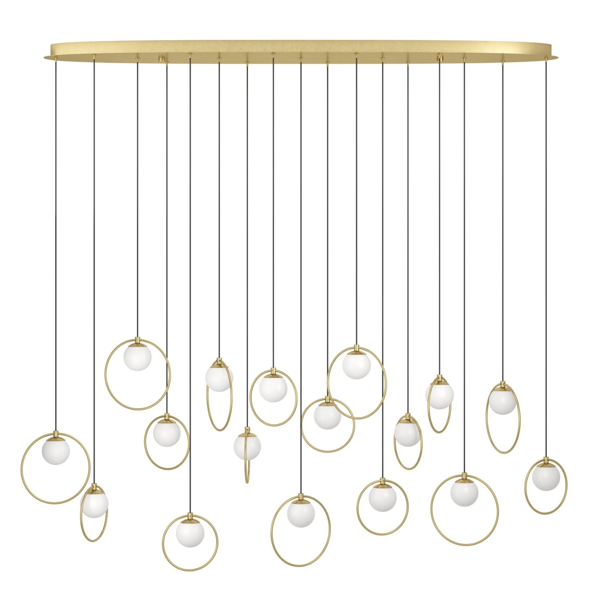 Eglo PORTOCOLOM - 17 Light Oblong Pendant-Eglo-Ozlighting.com.au