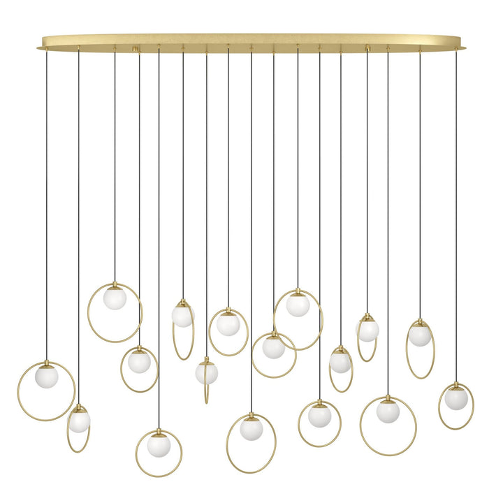 Eglo PORTOCOLOM - 17 Light Oblong Pendant-Eglo-Ozlighting.com.au