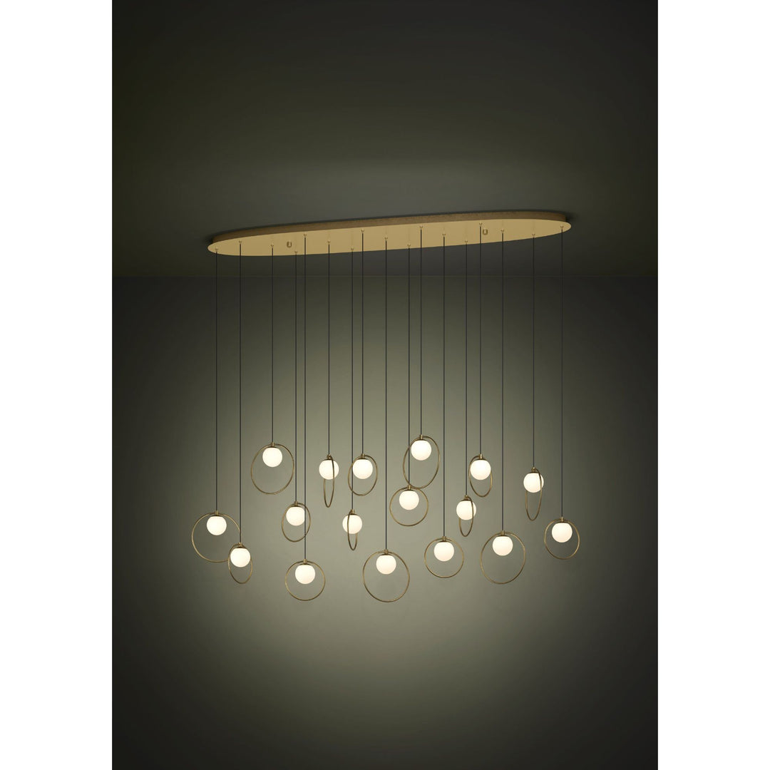 Eglo PORTOCOLOM - 17 Light Oblong Pendant-Eglo-Ozlighting.com.au