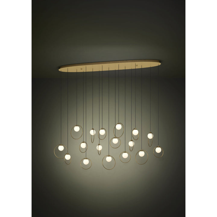 Eglo PORTOCOLOM - 17 Light Oblong Pendant-Eglo-Ozlighting.com.au