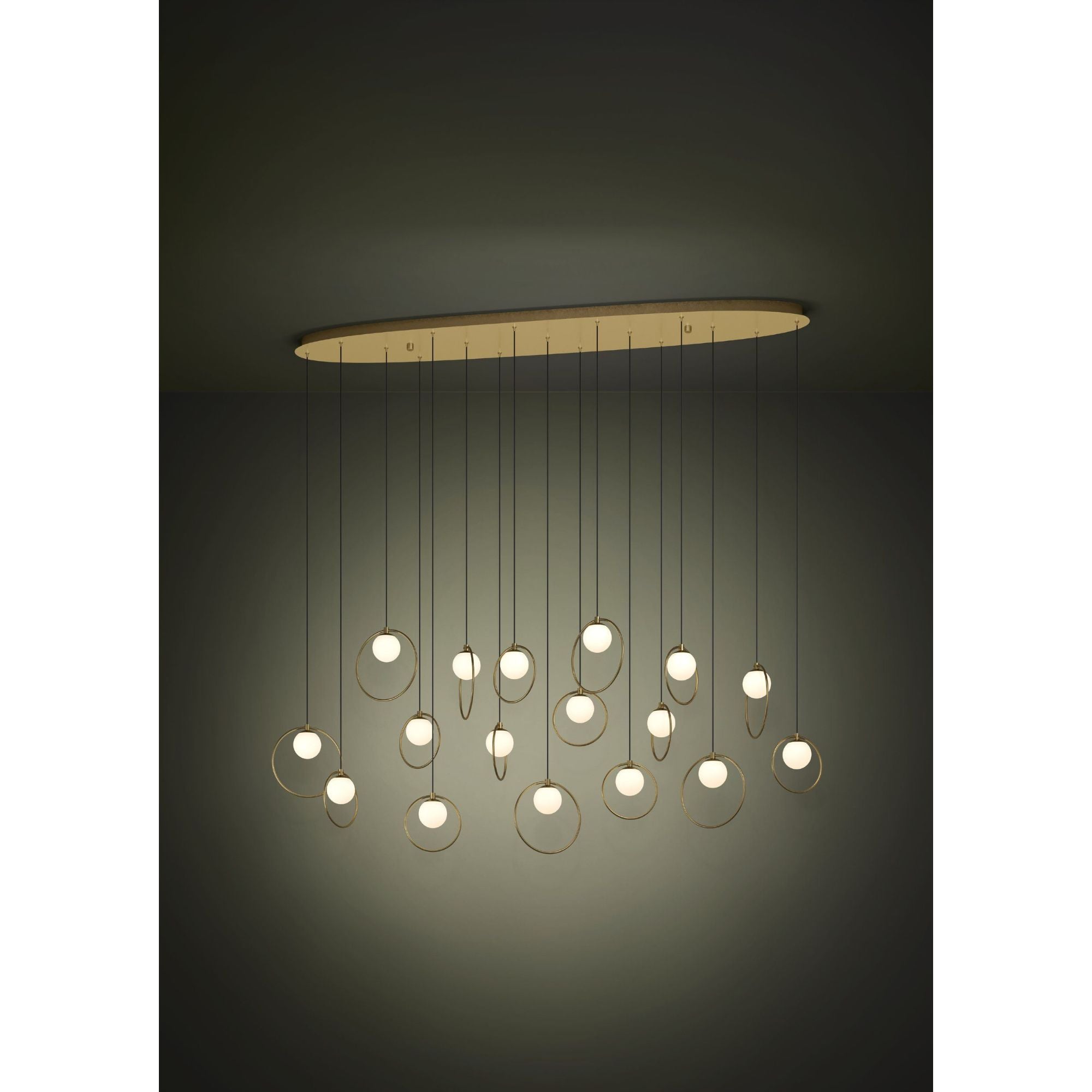 Eglo PORTOCOLOM - 17 Light Oblong Pendant-Eglo-Ozlighting.com.au