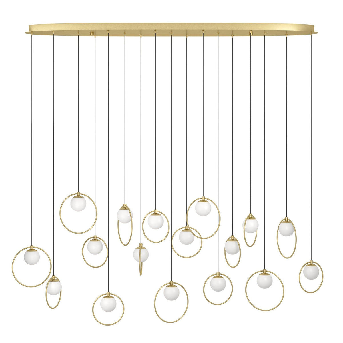 Eglo PORTOCOLOM Pendant - 17 Light Oblong-Eglo-Ozlighting.com.au
