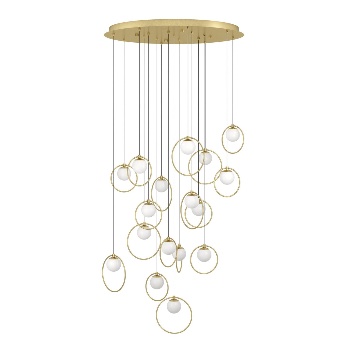 Eglo PORTOCOLOM Pendant - 17 Light Round-Eglo-Ozlighting.com.au