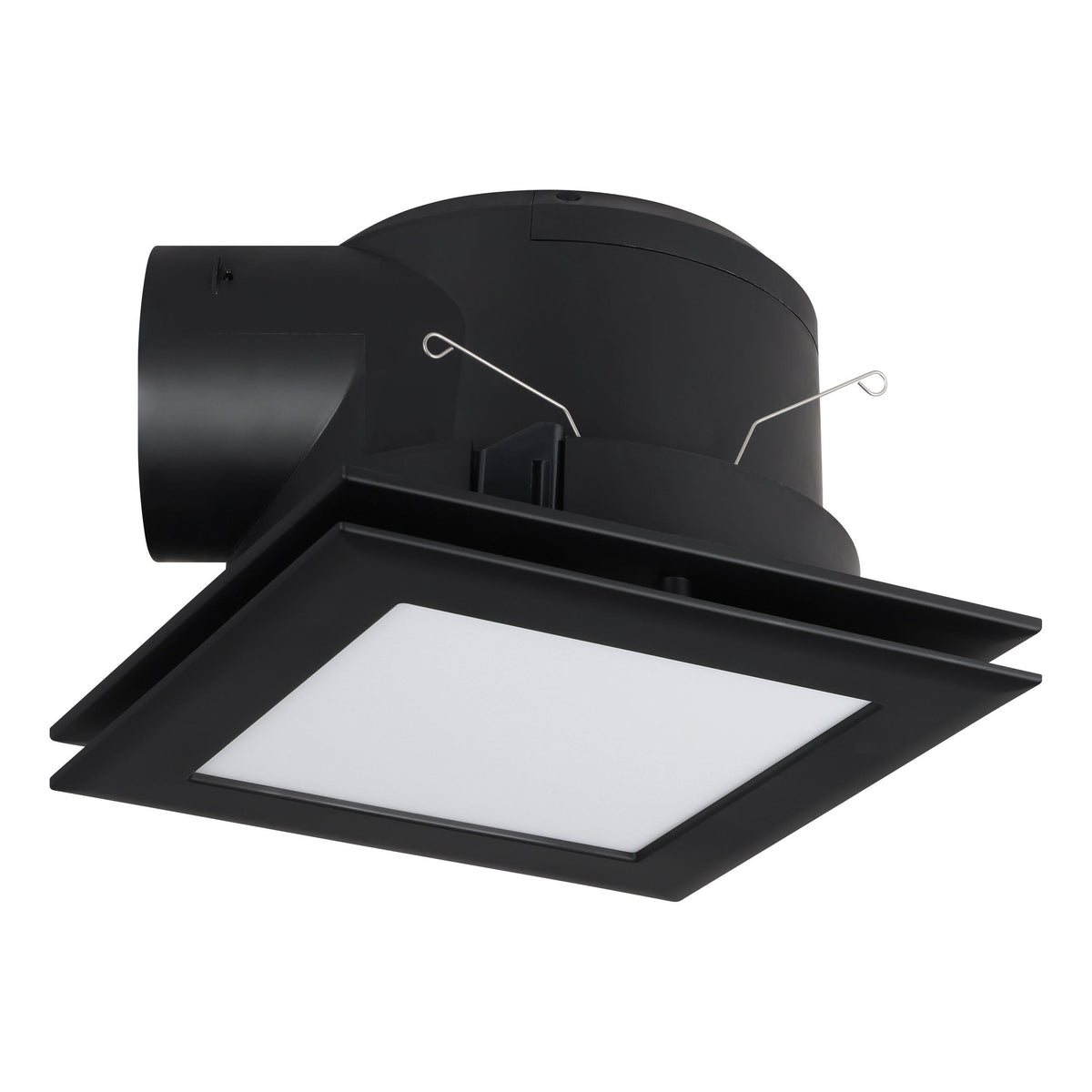 Eglo SAMBA square exhaust fan - with LED light-Eglo-Ozlighting.com.au