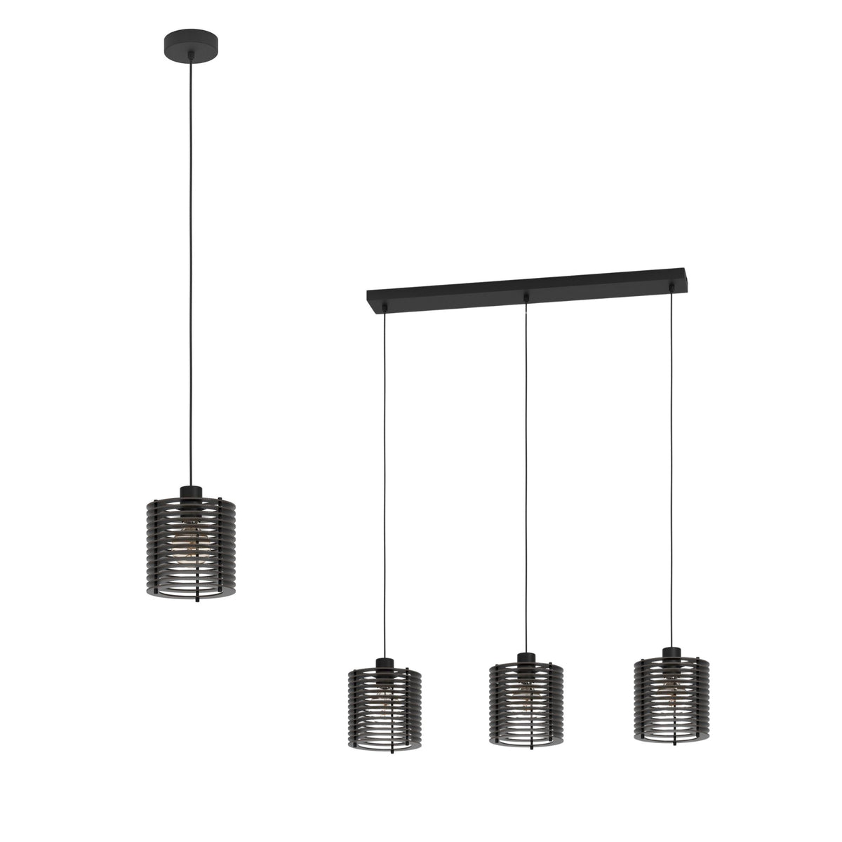 Eglo SEGOVIA Pendant - 1/3 Light-Eglo-Ozlighting.com.au