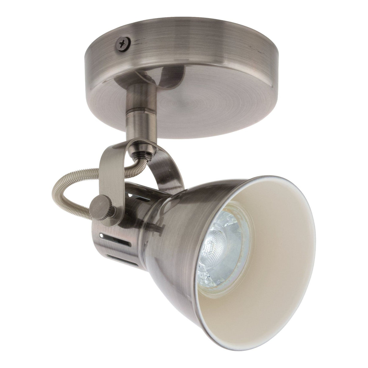 Eglo SERAS LED Wall Light - 5W Indoor, | Antique Nickel-Eglo-Ozlighting.com.au