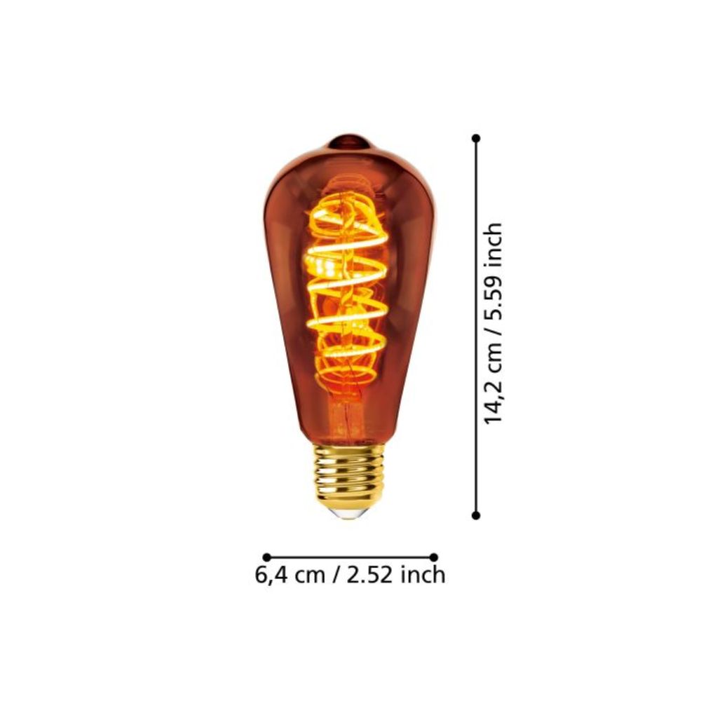 Eglo ST64 Globe - 4W ST64, E27-Eglo-Ozlighting.com.au