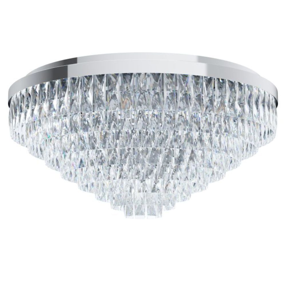 Eglo VALPARAISO 1 Ceiling Light - Chrome-Eglo-Ozlighting.com.au