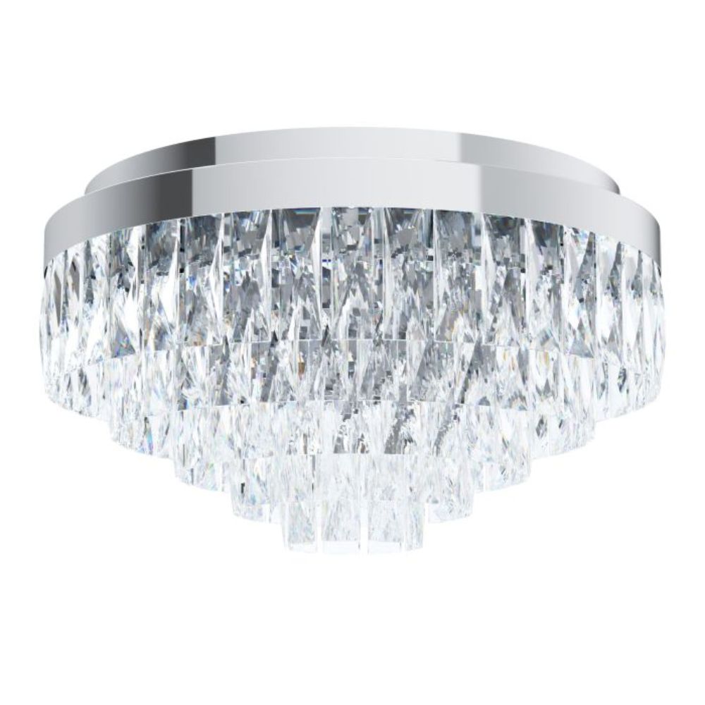 Eglo VALPARAISO 1 Ceiling Light - Chrome-Eglo-Ozlighting.com.au