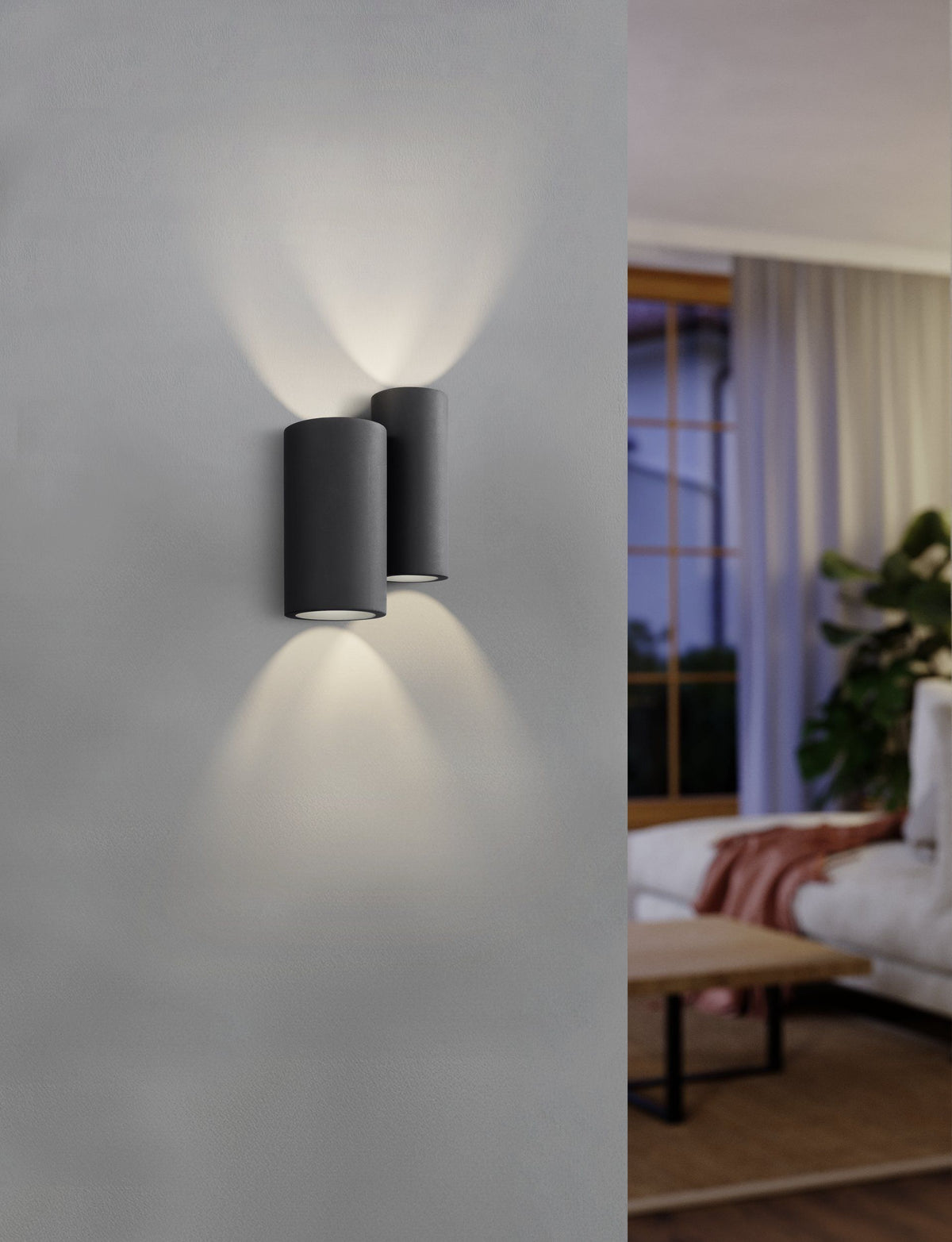 Eglo VIVIEN 4-Light Wall Light - GU10-Eglo-Ozlighting.com.au