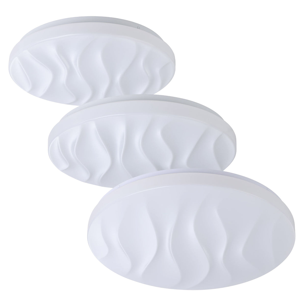 Eglo WAVEY LED Ceiling Light - Oyster-Eglo-Ozlighting.com.au