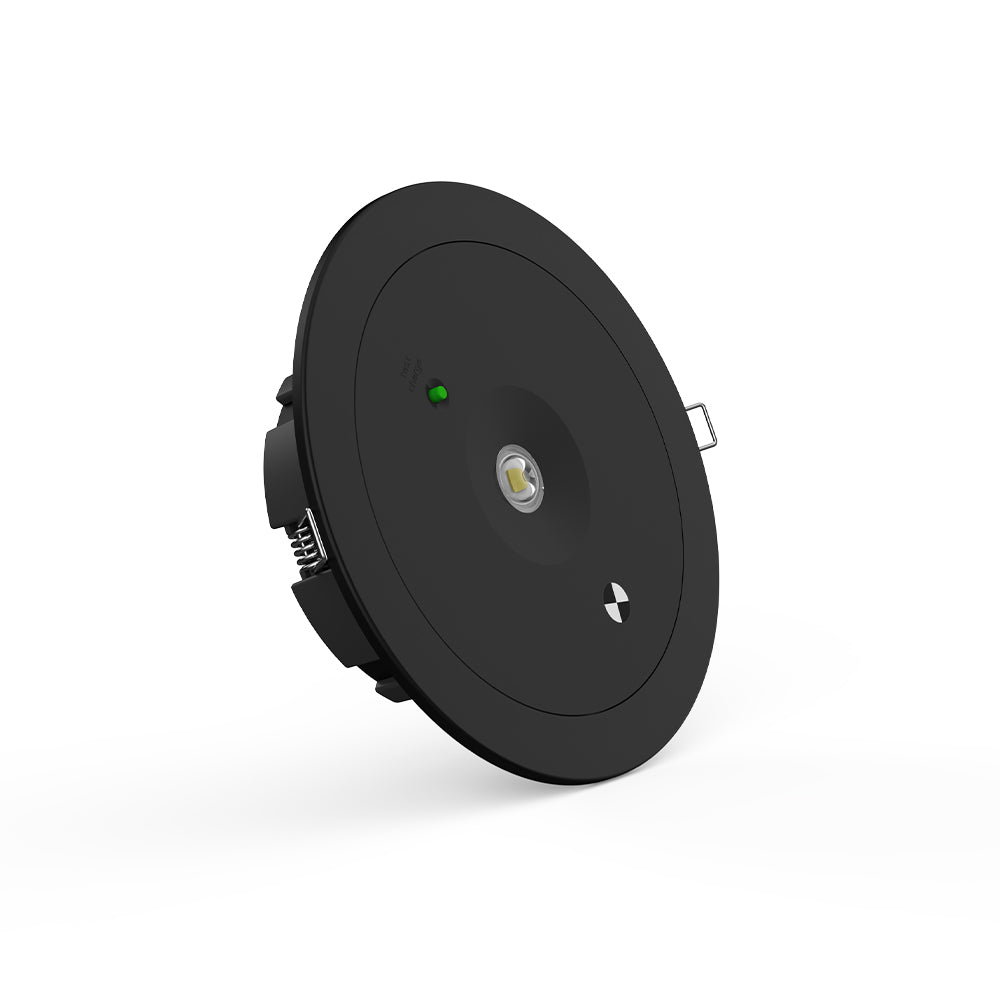 Ektor Lynk Slimfire Advanced Low Profile Emergency Light - D50, W/Wireless, Black-Ektor Lighting-Ozlighting.com.au