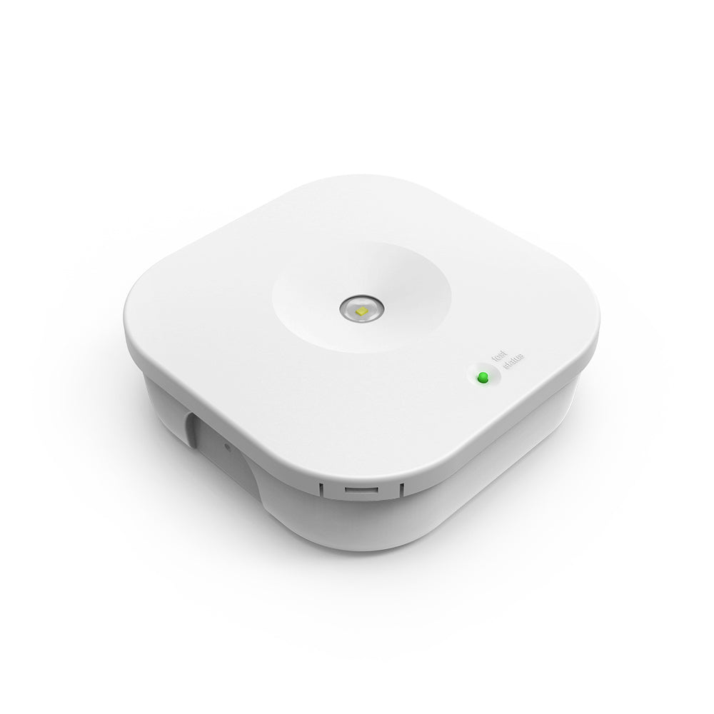 Ektor One Ledfire Emergency LED Luminaire - DALI, IP65, Surface Mount, D63, Wireless-Ektor Lighting-Ozlighting.com.au