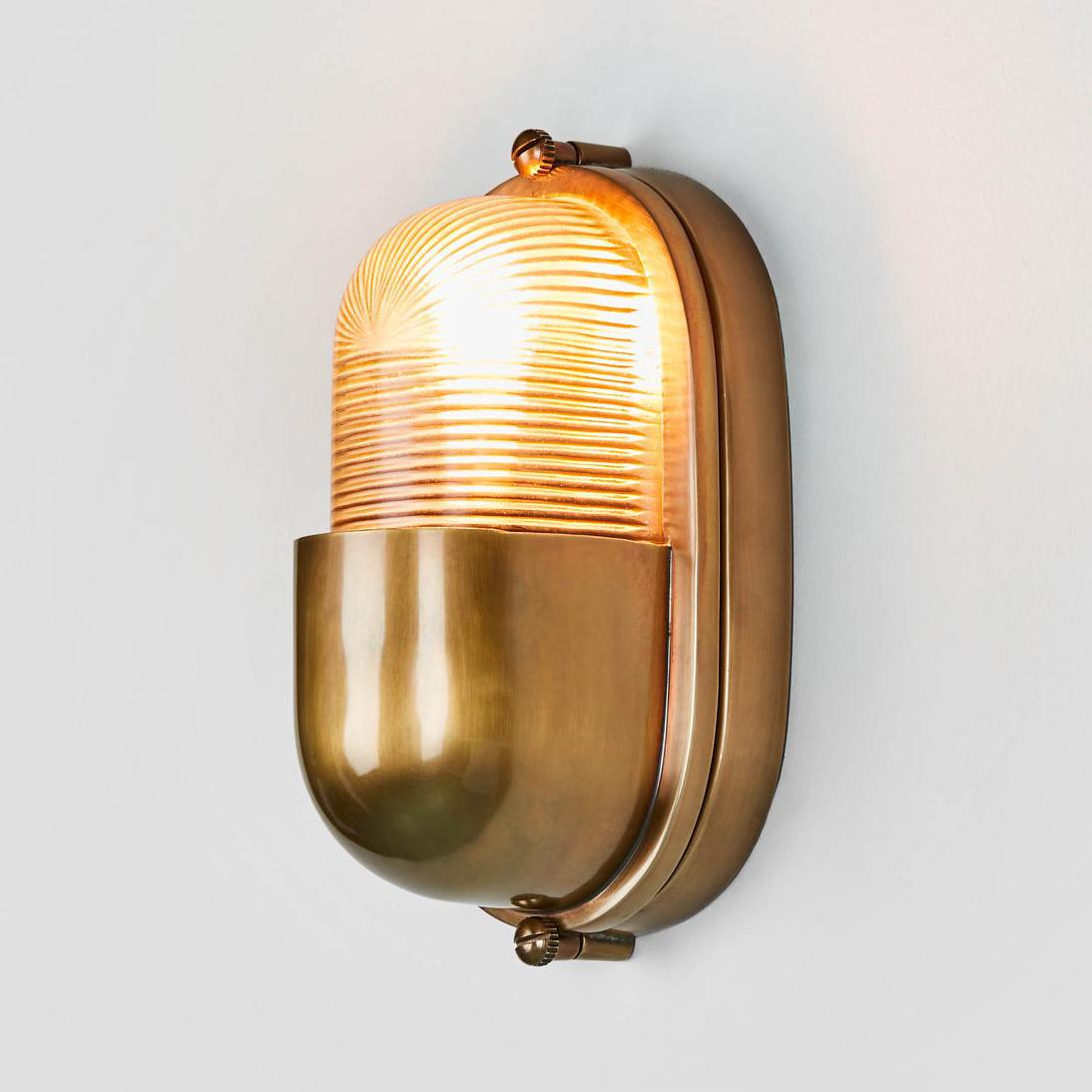 Emac & Lawton ANCHOR Wall Light Outdoor Brass-Emac & Lawton-Ozlighting.com.au