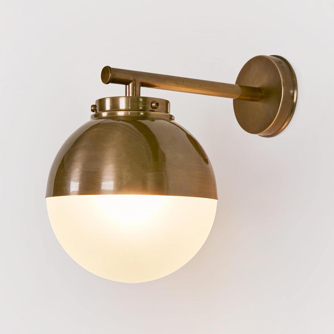 Emac & Lawton CARRINGTON Wall Light Outdoor Antique Brass-Emac & Lawton-Ozlighting.com.au
