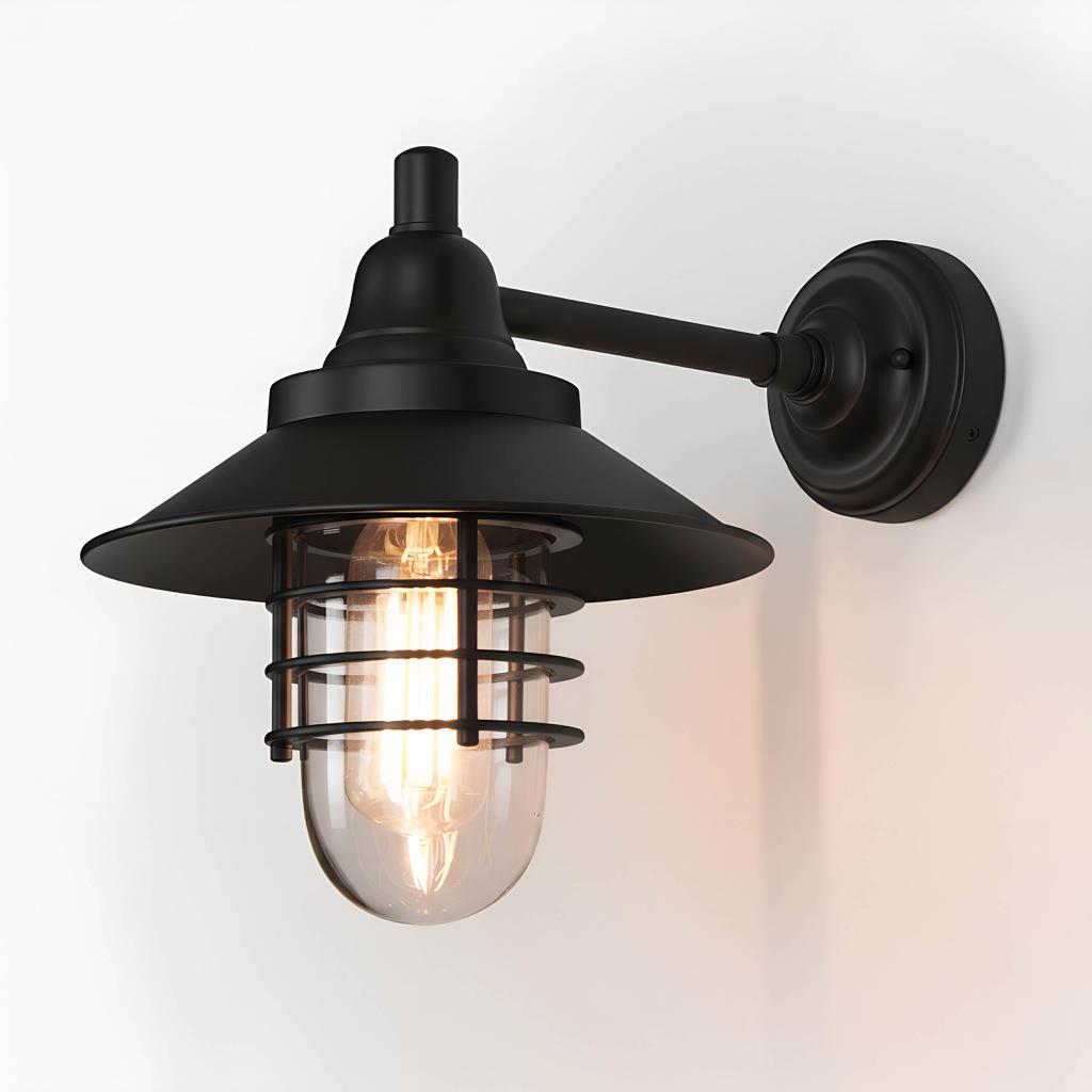 Emac & Lawton CLARK Wall Light Outdoor Black-Emac & Lawton-Ozlighting.com.au