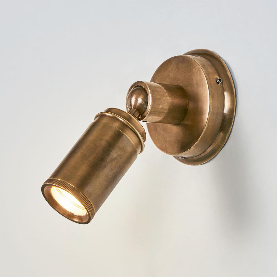 Emac & Lawton CLIFTON Wall Light Antique Brass-Emac & Lawton-Ozlighting.com.au