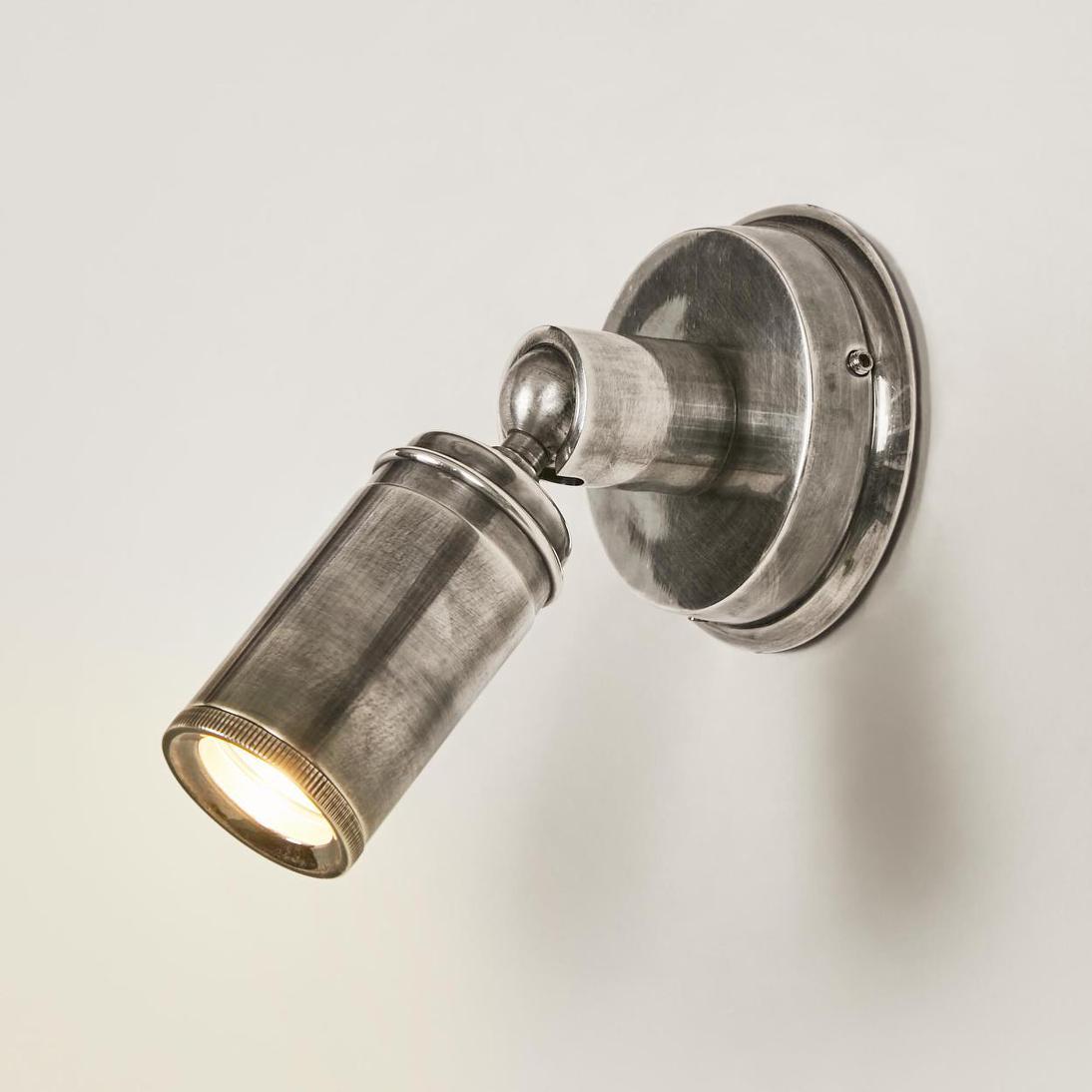 Emac & Lawton CLIFTON Wall Light Antique Silver-Emac & Lawton-Ozlighting.com.au