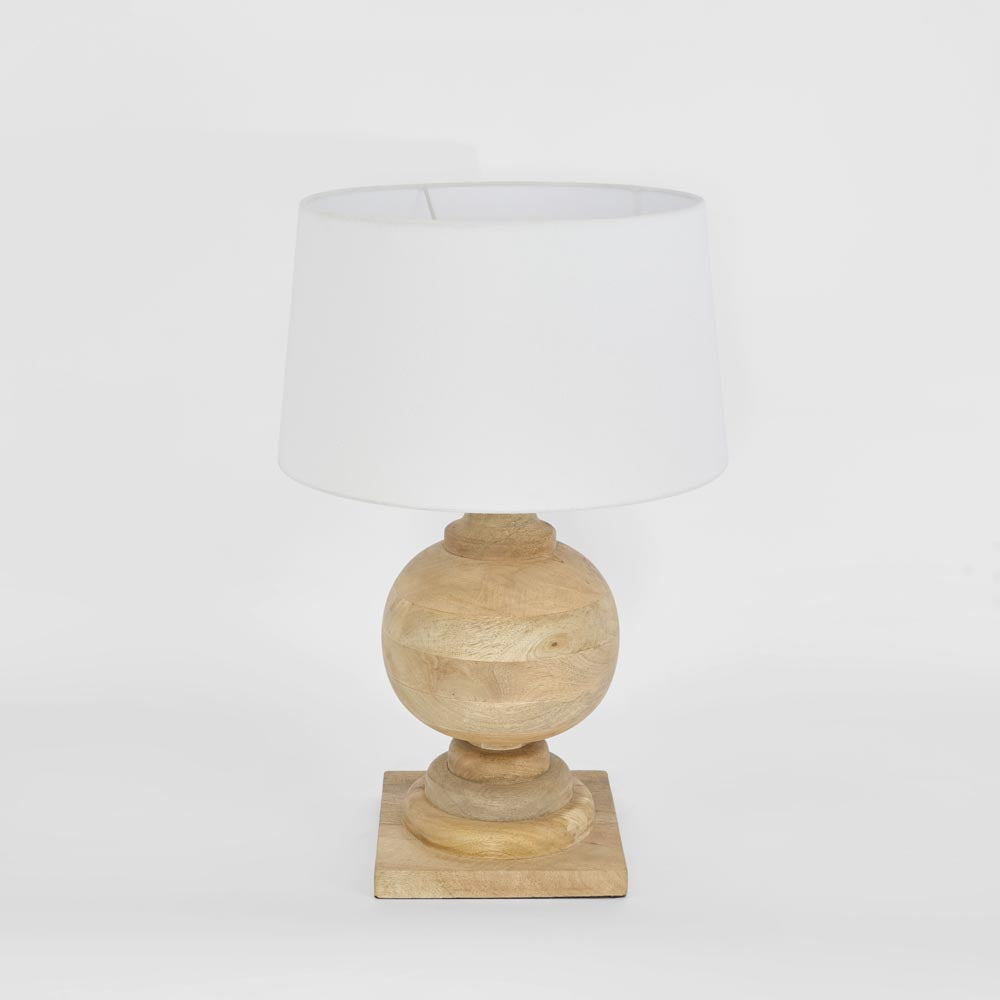 Emac & Lawton COACH Table Lamp Natural White-Emac & Lawton-Ozlighting.com.au
