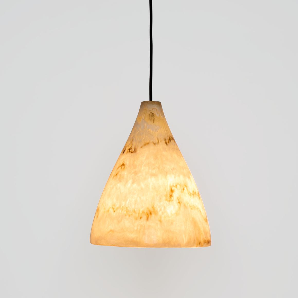 Emac & Lawton COVE Resin Pendant Light Beige-Emac & Lawton-Ozlighting.com.au
