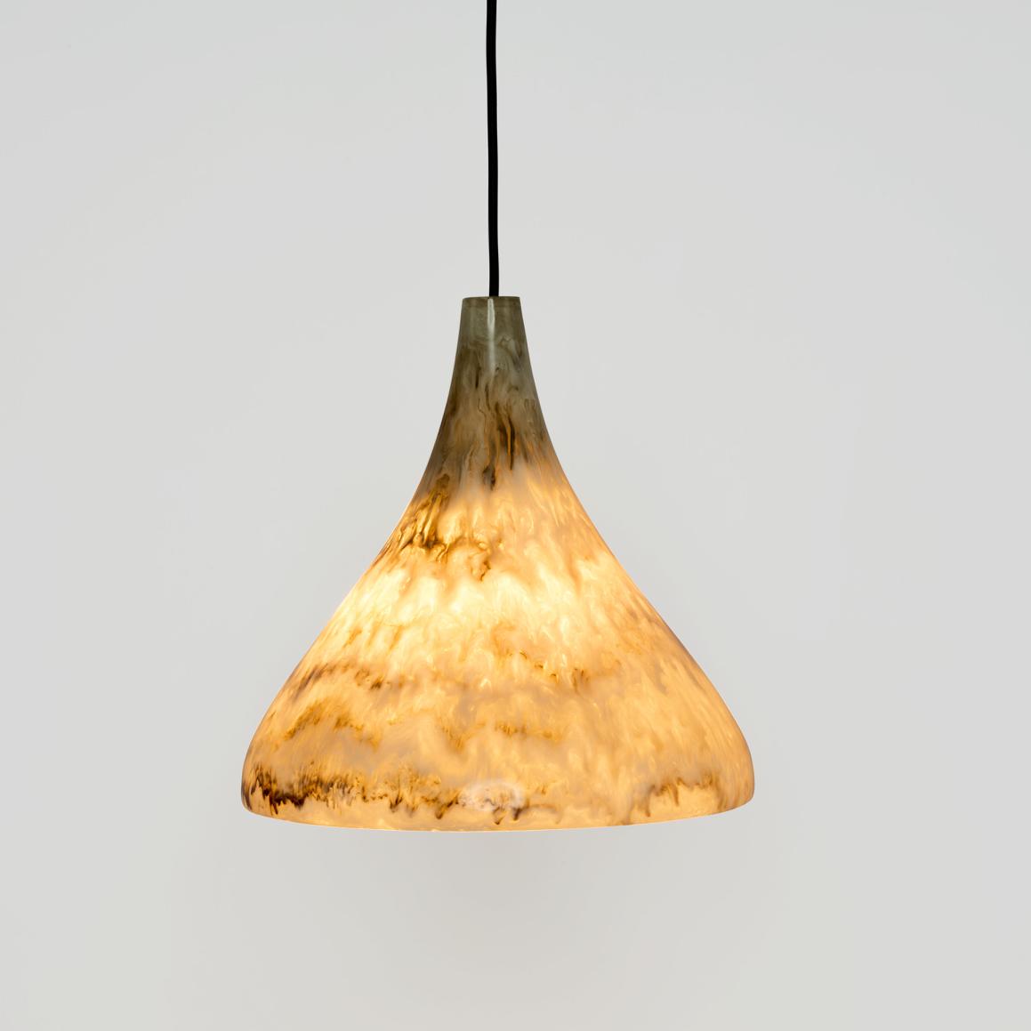 Emac & Lawton COVE Resin Wide Pendant Light Beige-Emac & Lawton-Ozlighting.com.au