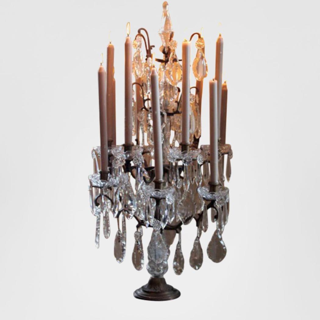 Emac & Lawton ESTELLA Candelabra Brass Large-Emac & Lawton-Ozlighting.com.au