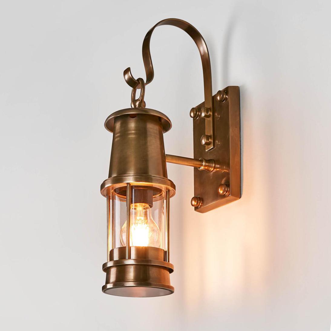 Emac & Lawton LIBERTY Wall Light Outdoor Antique Brass-Emac & Lawton-Ozlighting.com.au