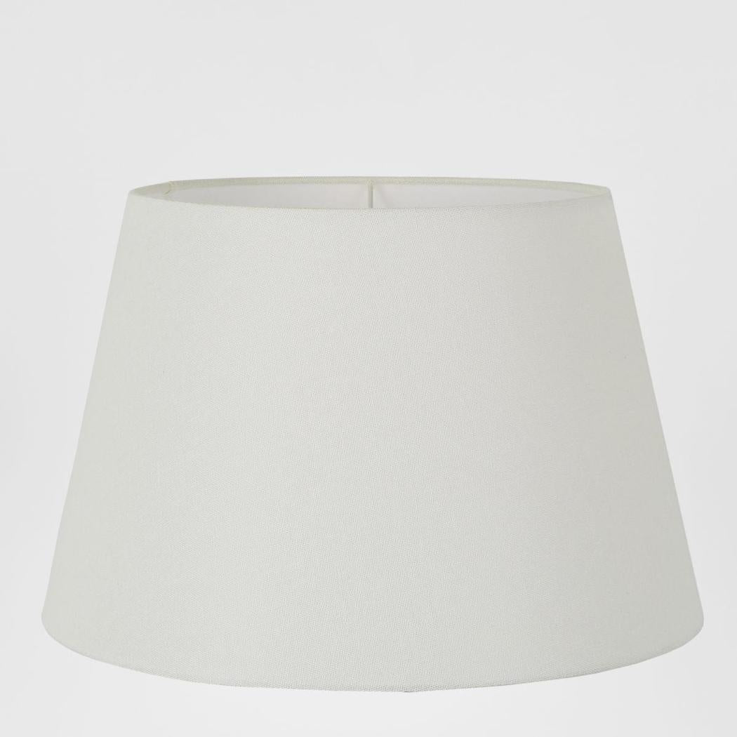 Emac & Lawton Linen Taper Lampshade XL Ivory-Emac & Lawton-Ozlighting.com.au