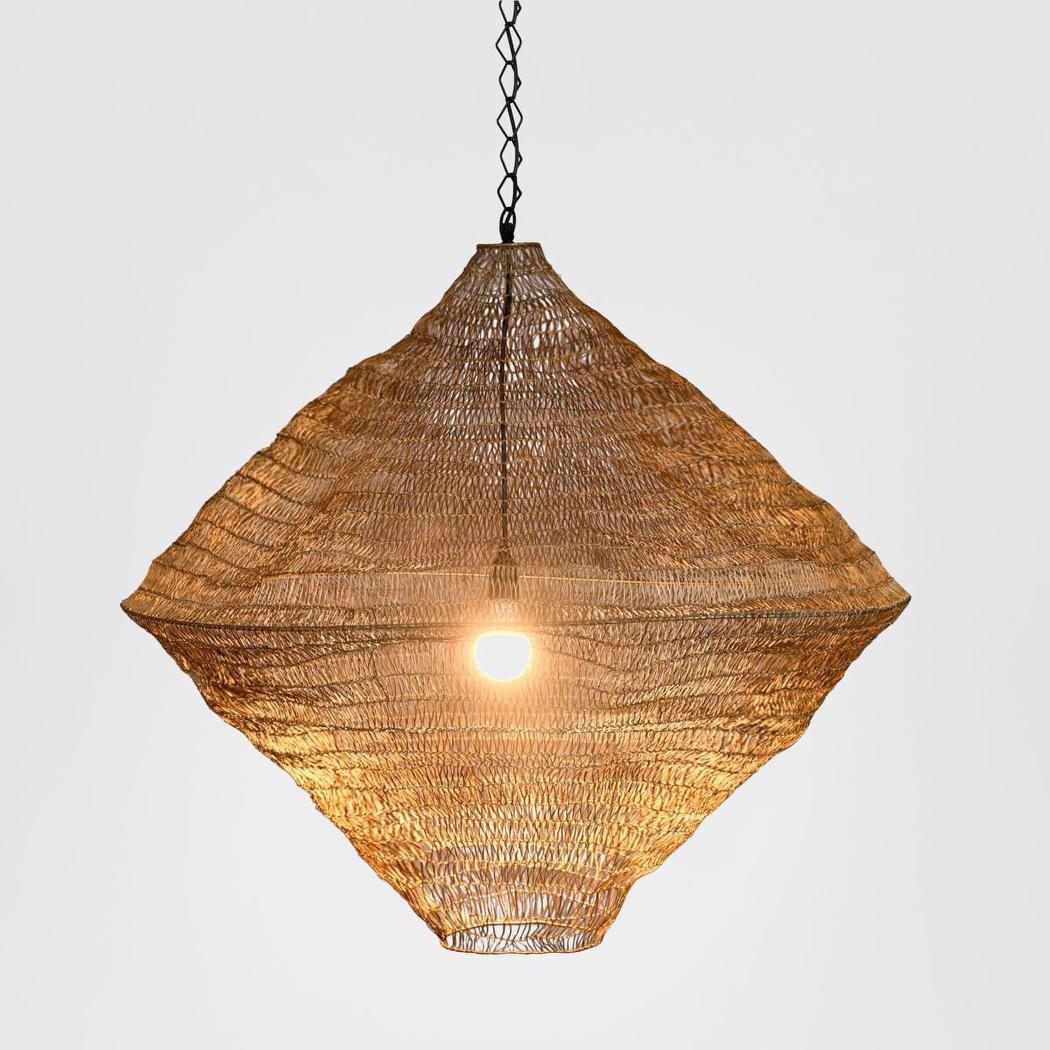 Emac & Lawton METROPOLITAN Pendant Light Brass Medium-Emac & Lawton-Ozlighting.com.au
