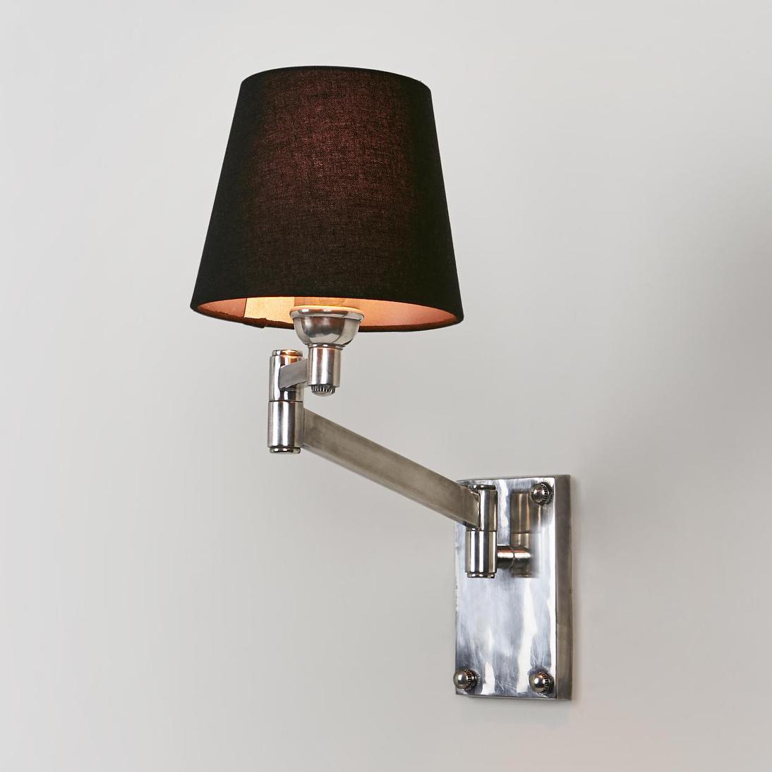 Emac & Lawton OSCAR Wall Light Antique Silver-Emac & Lawton-Ozlighting.com.au