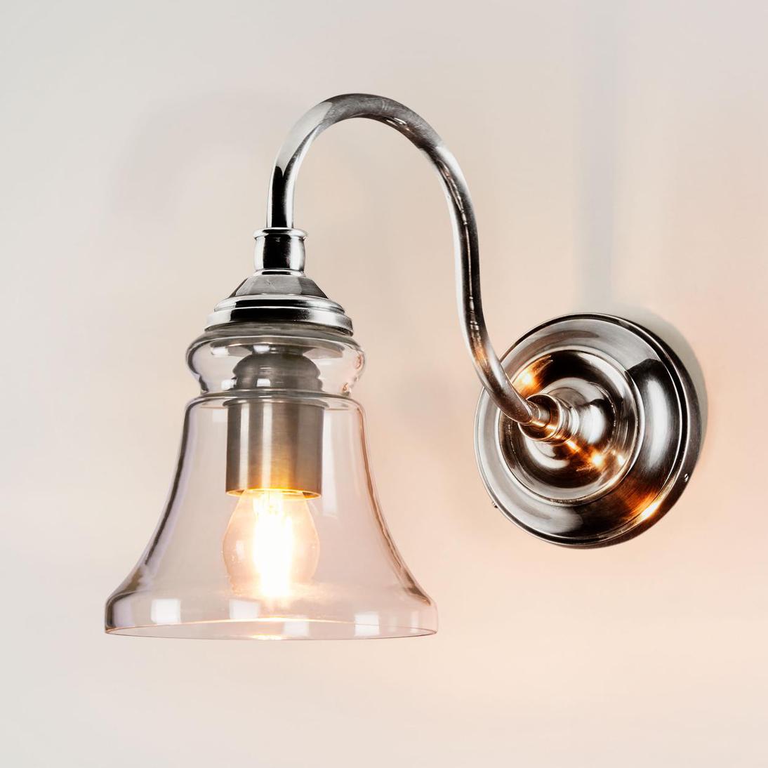 Emac & Lawton PLAZA Wall Light Antique Silver-Emac & Lawton-Ozlighting.com.au