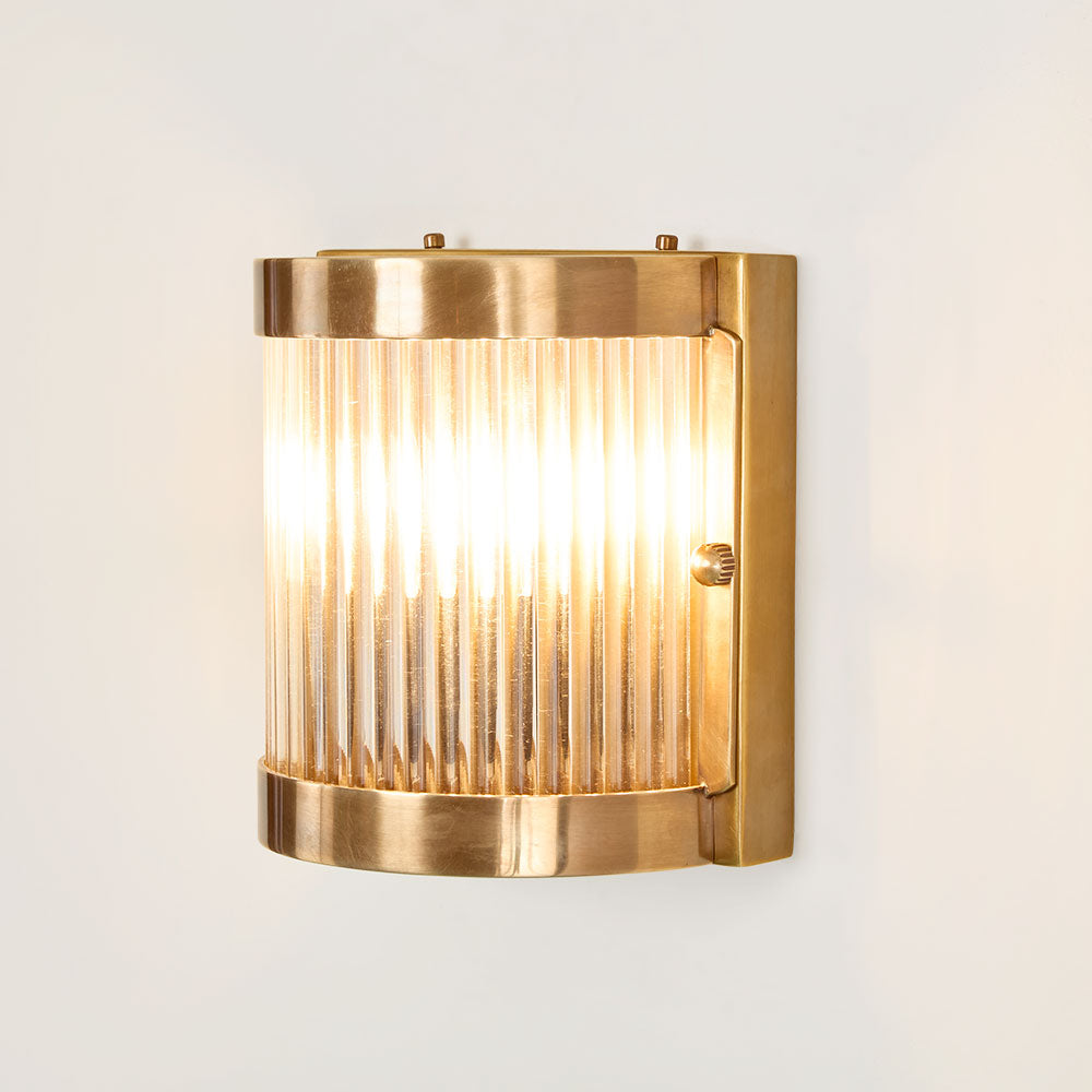 Emac & Lawton PRETORIA Wall Light Antique Brass-Emac & Lawton-Ozlighting.com.au