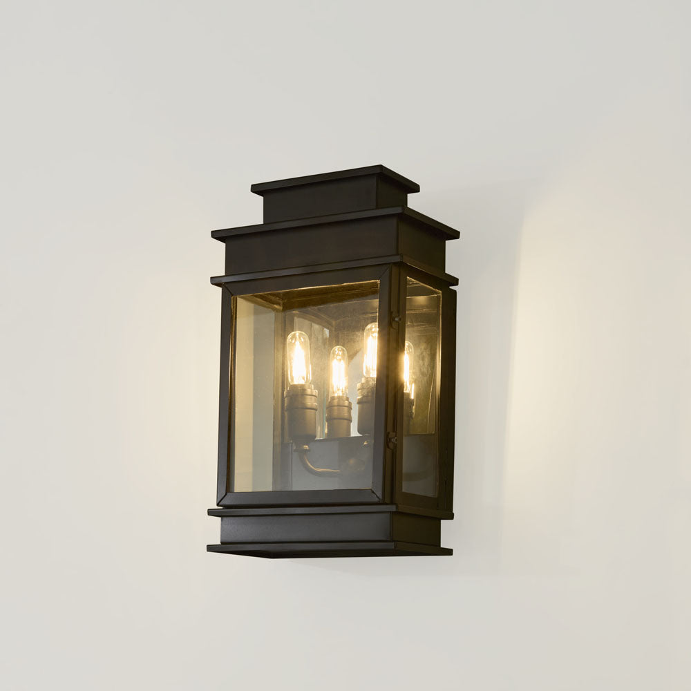Emac & Lawton REGENT Wall Light Outdoor Black-Emac & Lawton-Ozlighting.com.au