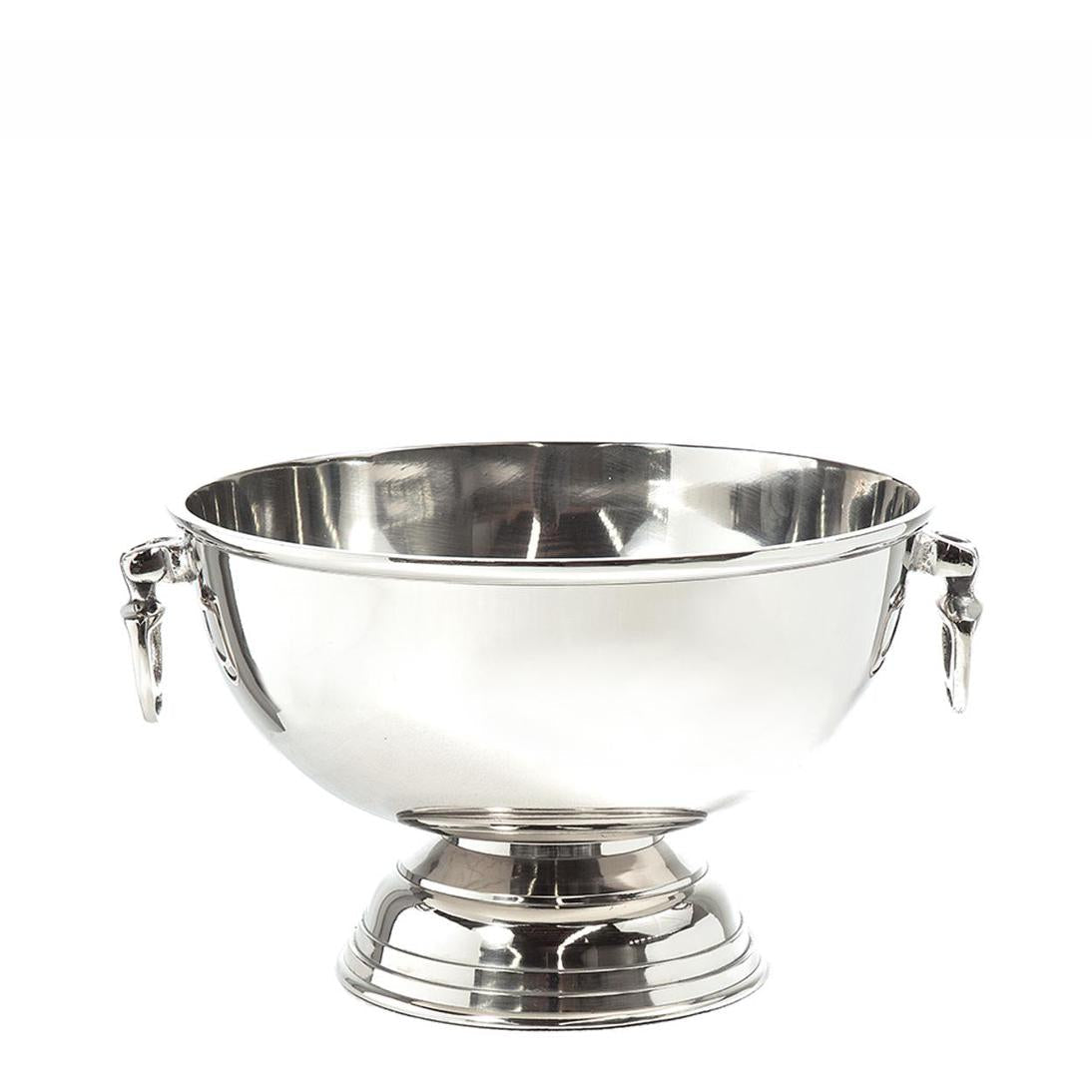 Emac & Lawton Round Footed Ice Bucket Nickel-Emac & Lawton-Ozlighting.com.au