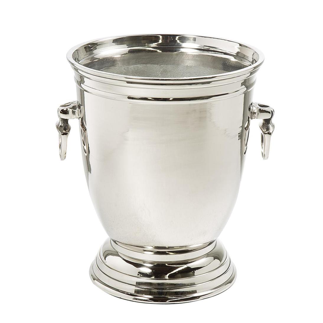 Emac & Lawton Round Ice Bucket Nickel-Emac & Lawton-Ozlighting.com.au