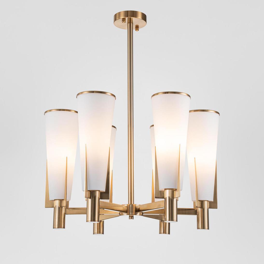 Emac & Lawton ST GERMAIN Chandelier Antique Brass-Emac & Lawton-Ozlighting.com.au