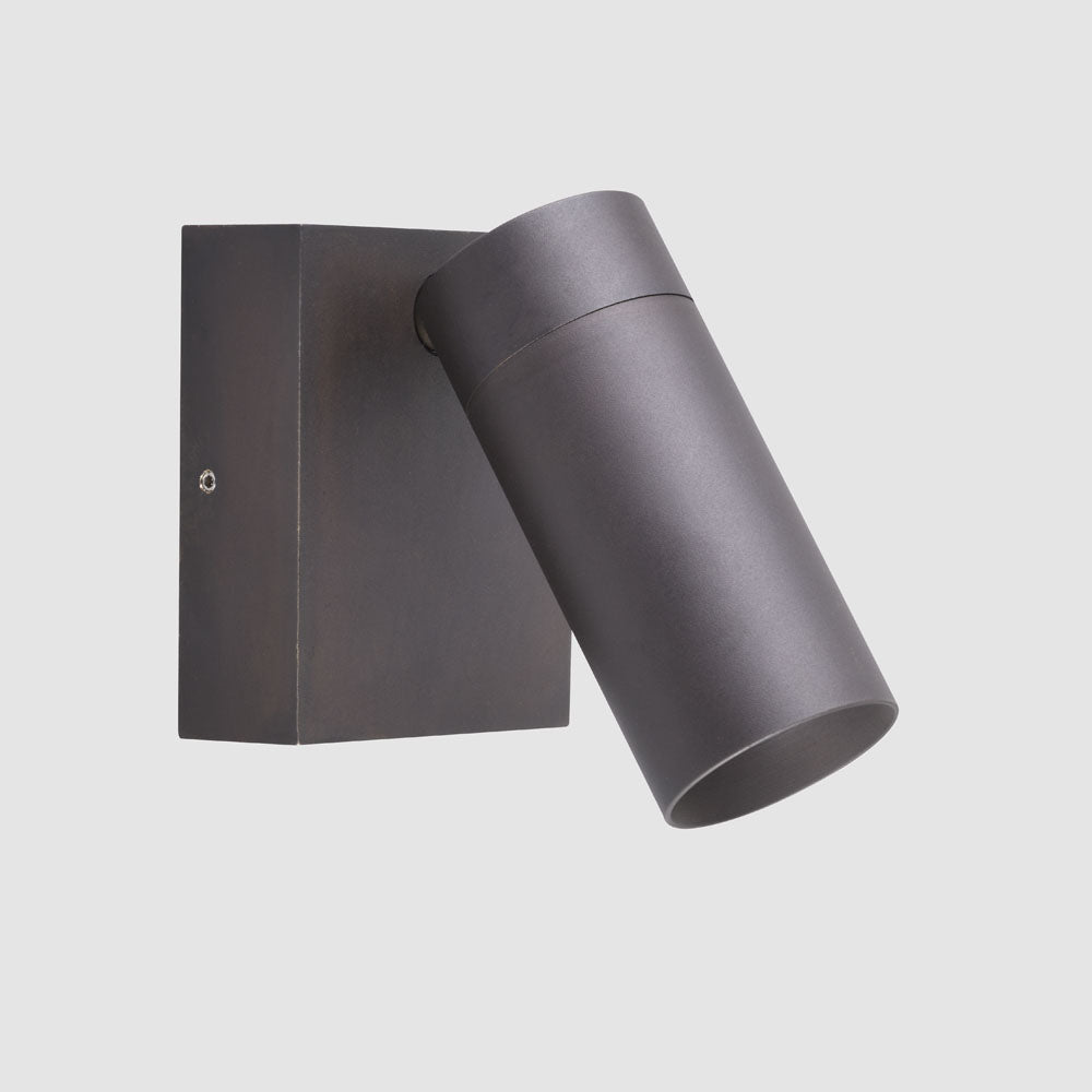 Emac & Lawton SHORELINE Single Outdoor Wall Light Dark Grey-Emac & Lawton-Ozlighting.com.au