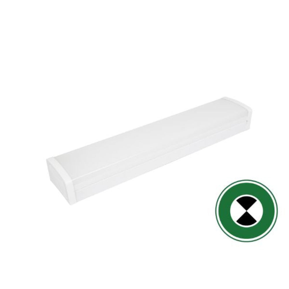 Energetic STELLAR V WIDE - 2FT/4FT Colour-Selectable Multi-Watt Surface Mounted Emergency Batten Light IP20-Energetic Lighting-Ozlighting.com.au