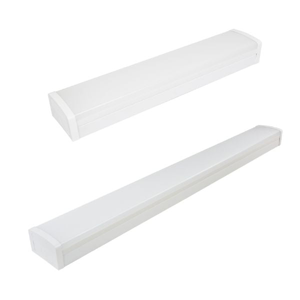 Energetic STELLAR V WIDE - 2FT/4FT Colour-Selectable Multi-Watt Surface Mounted Wide Batten Light IP20-Energetic Lighting-Ozlighting.com.au