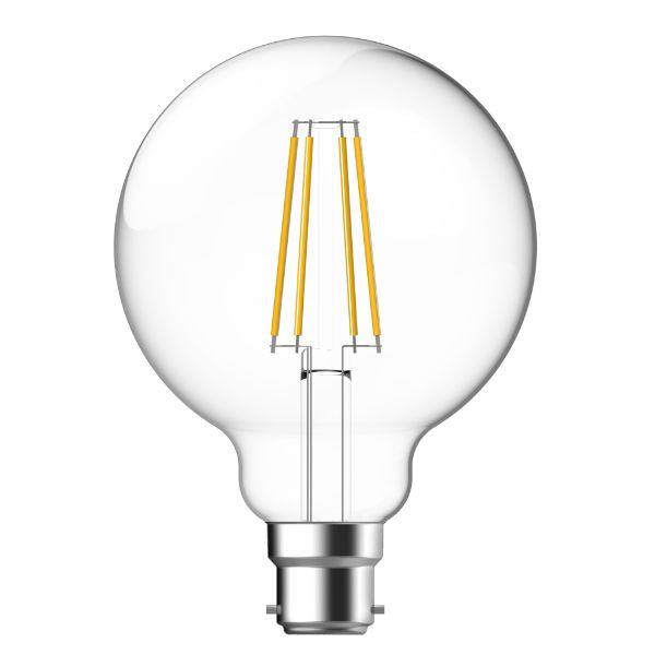 Energetic SUPVALUE LED Globe - 7.5W, B22/E27, 2700K, G95, Filament, Dimmable-Energetic Lighting-Ozlighting.com.au
