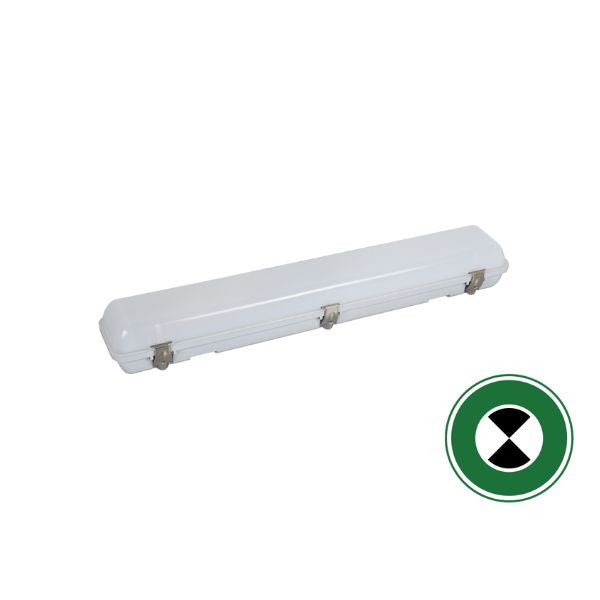 Energetic TEMPEST V - LED Emergency Colour Selectable Battery Sensor Batten Light IP65-Energetic Lighting-Ozlighting.com.au