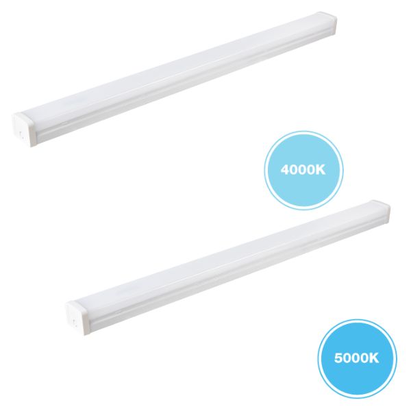 Energetic TOPIK - 4FT Multi-Watt LED Batten Light IP20-Energetic Lighting-Ozlighting.com.au