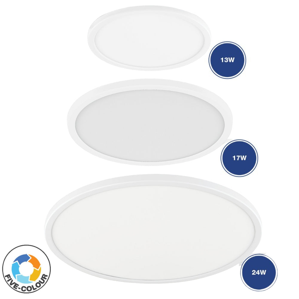 Energetic ULTRATHIN Oyster Light - Dimmable, IP54-Energetic Lighting-Ozlighting.com.au