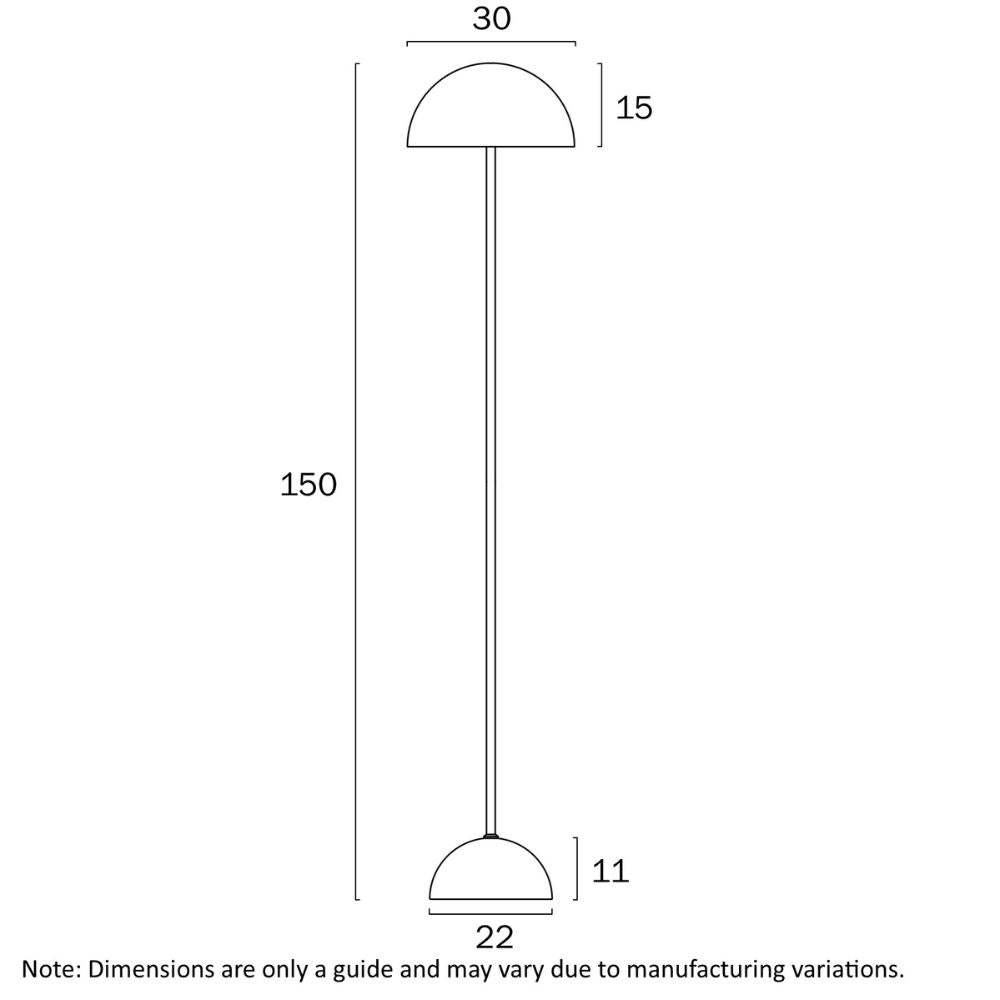 FERUM FLOOR LAMP-Telbix-Ozlighting.com.au